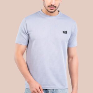 Round Neck T-shirt Light Grey