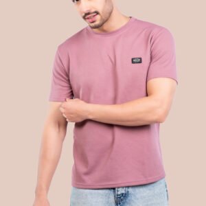 Round Neck T-shirt Heather Rose