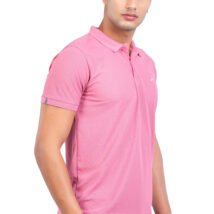 01-POLO T-SHIRT(Heather Rose)