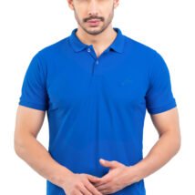 01-POLO T-SHIRT(Imperial Blue)