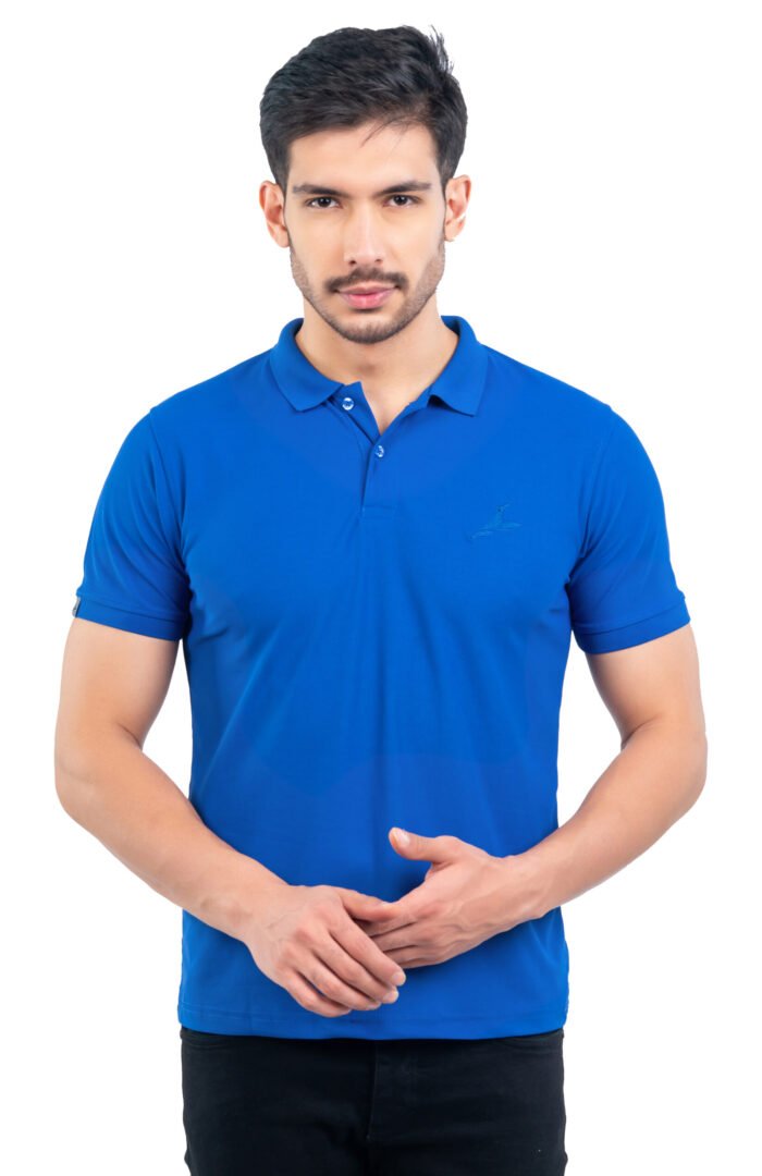 01-POLO T-SHIRT(Imperial Blue)