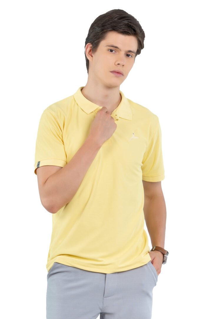 01-POLO T-SHIRT(Yellow)