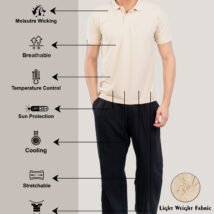 02-POLO T-SHIRT(Beige)