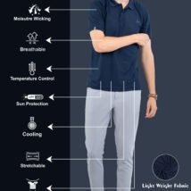 02-POLO T-SHIRT(Navy)