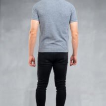 03-POLO T-SHIRT (Black Melange)