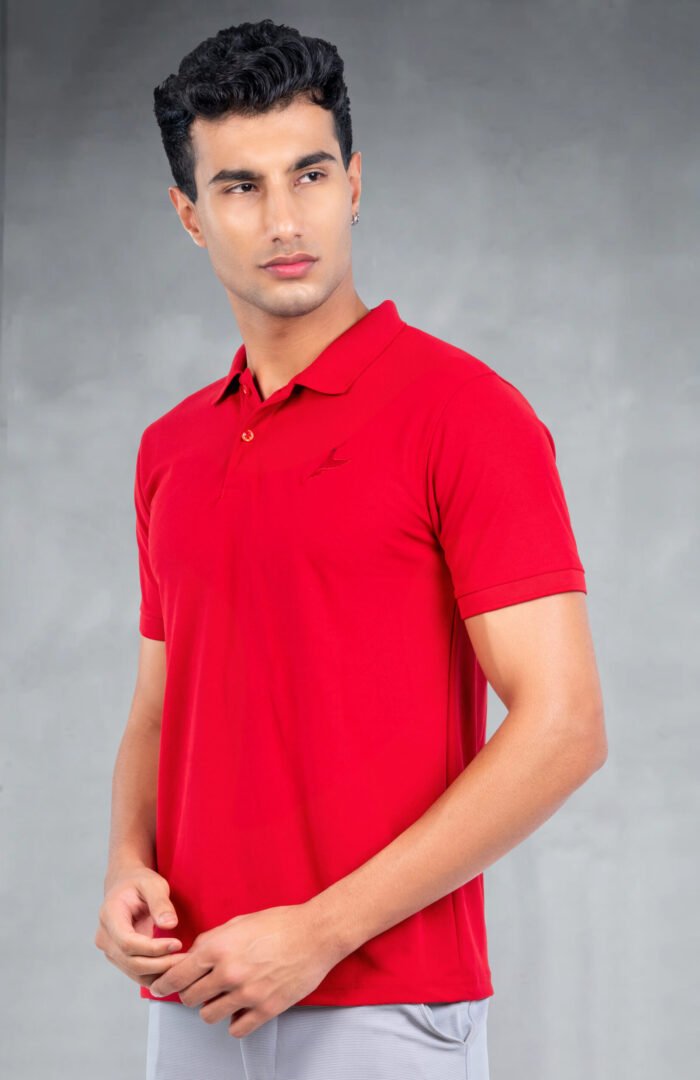 03-POLO T-SHIRT(Arrow Red)