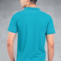 03-POLO T-SHIRT(Harbour Blue)