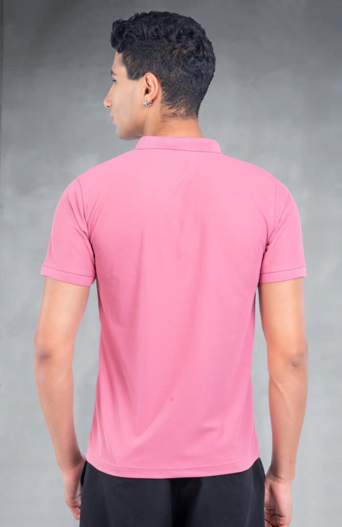 03-POLO T-SHIRT(Heather Rose)
