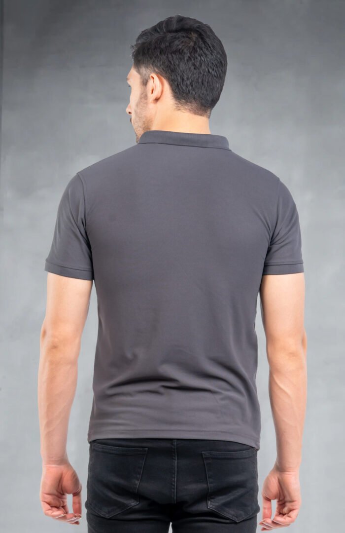 04-POLO T-SHIRT(Charcoal)