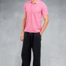 04-POLO T-SHIRT(Heather Rose)
