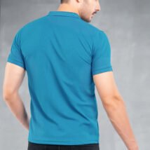 04-POLO T-SHIRT(Sea Blue)