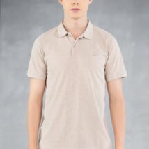 05-POLO T-SHIRT (Beige Melange)
