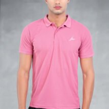 05-POLO T-SHIRT(Heather Rose)