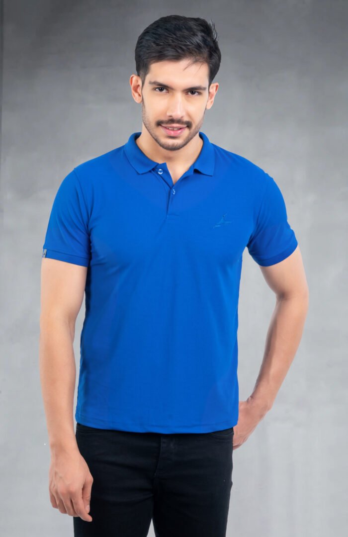 05-POLO T-SHIRT(Imperial Blue)