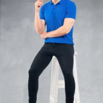 06-POLO T-SHIRT(Imperial Blue)