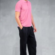 07-POLO T-SHIRT(Heather Rose)