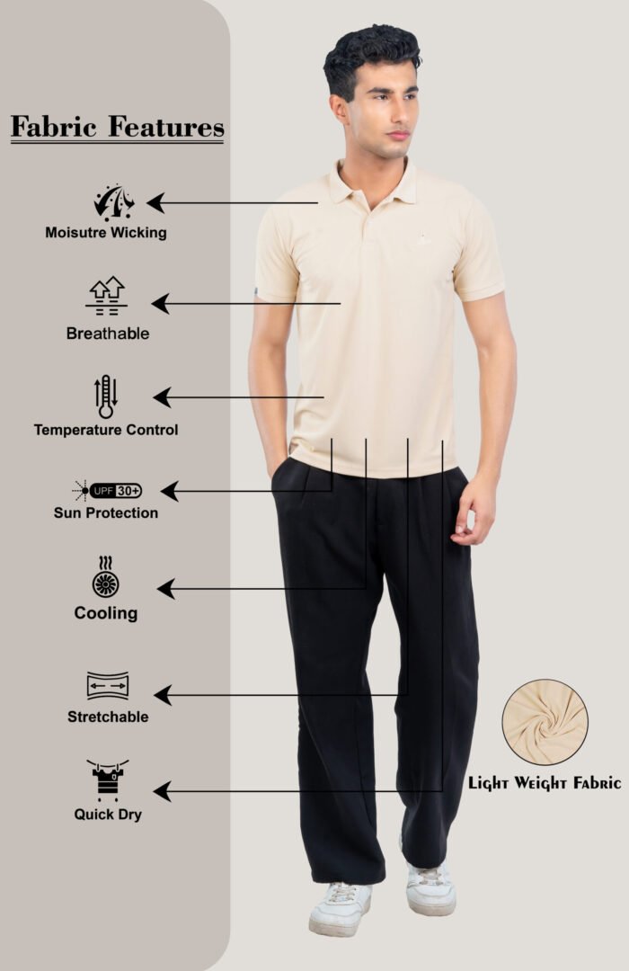 02-POLO T-SHIRT(Beige)